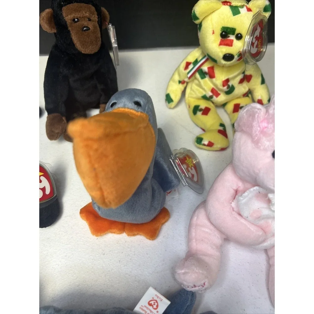 Lot of 8 TY BEANIE BABIES All With Tags